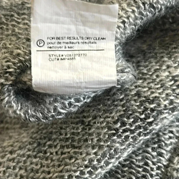 Vince Linen Blend Lagenlook Lightweight Longsleeve Slouchy Boatneck Sweater Sz L - Picture 10 of 11